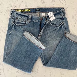 NWT J.Crew Women’s Cropped Matchstick Skinny Leg Jean – Size 31